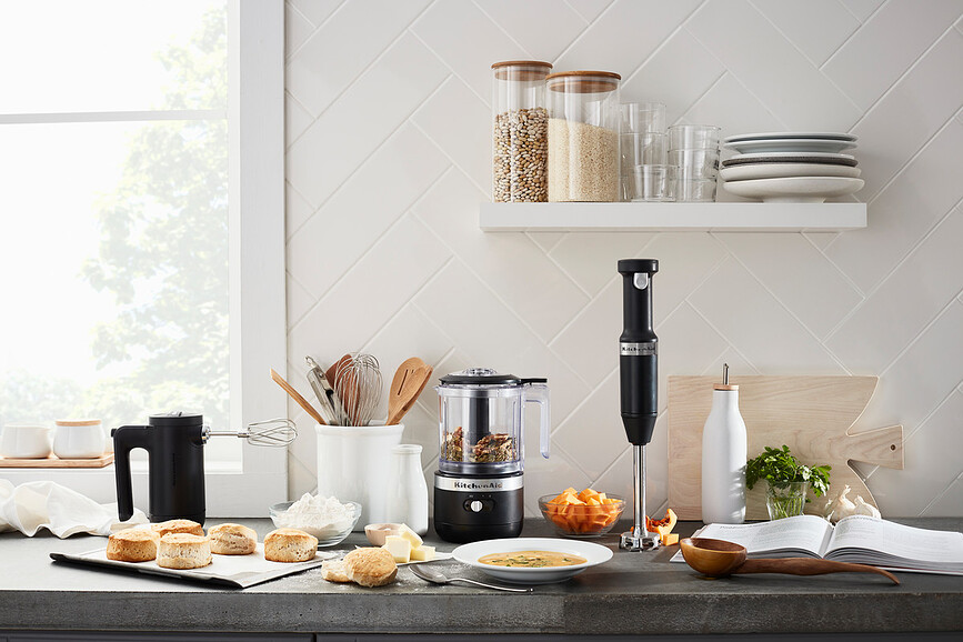 Kitchenaid Juhtmevaba saumikser matt tumehall