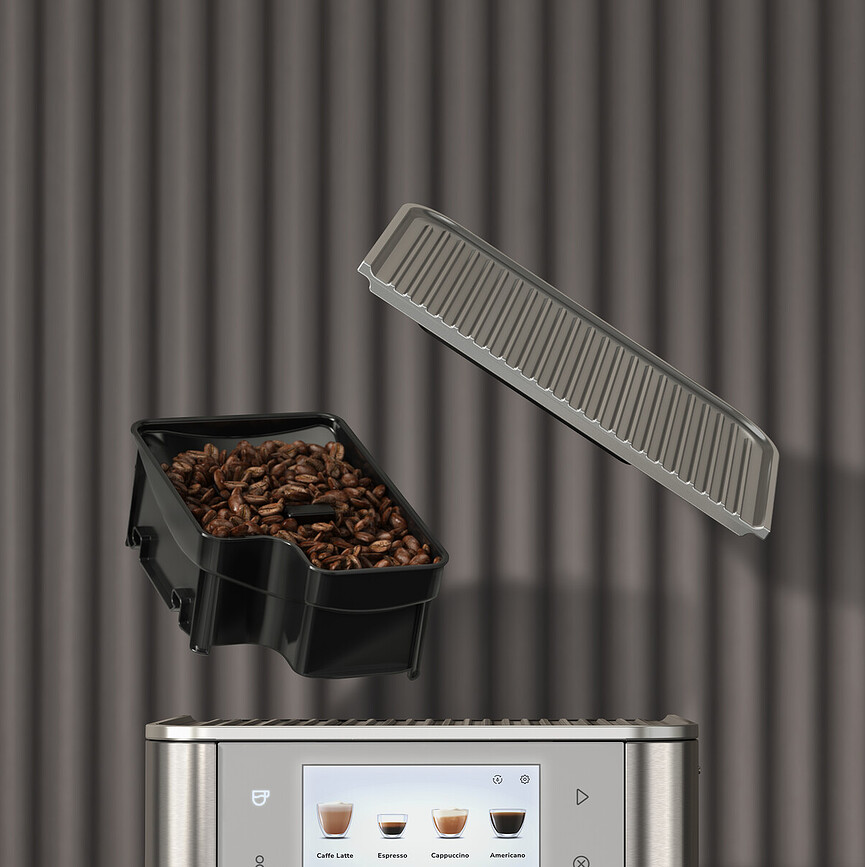 KitchenAid KF8 Machine à Café Automatique, blanc porcelaine