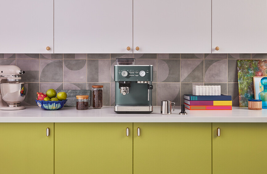 KitchenAid Ημιαυτόματη Καφετιέρα Espresso, λευκό πορσελάνης