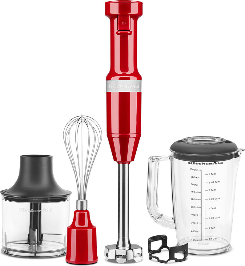 KitchenAid Μπλέντερ Χειρός ενσύρματο, κόκκινο, Σετ 5 τεμαχίων