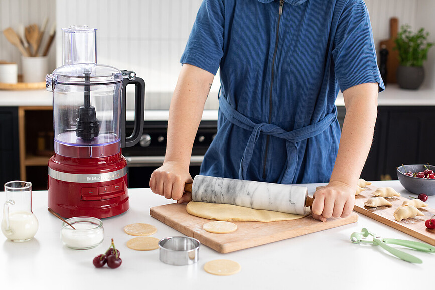 KitchenAid Predelovalnik hrane, 2,1 l, rdeč