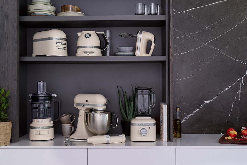 KitchenAid Predelovalnik hrane, 2,1 l, rdeč