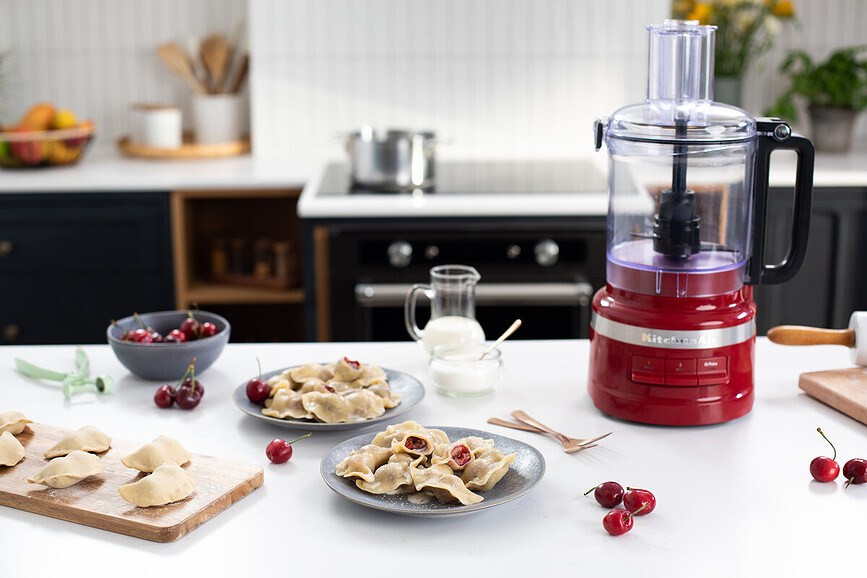 KitchenAid Predelovalnik hrane, 2,1 l, rdeč