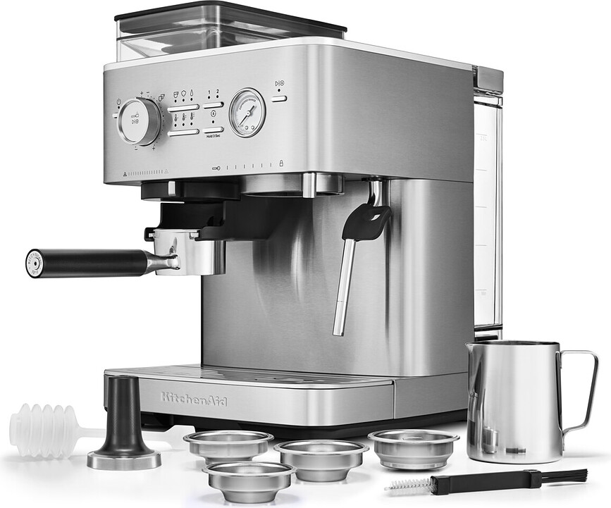 KitchenAid Polavtomatski aparat za kavo, porcelanasto bel
