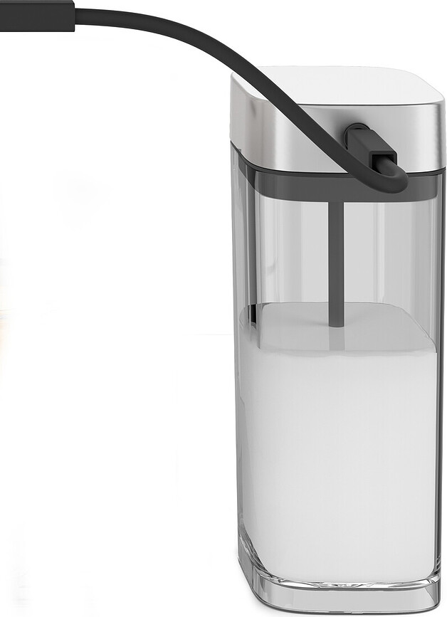 KitchenAid Posoda za mleko s cevko za avtomatske kavne aparate, 2 kosa