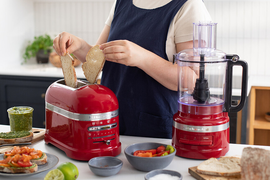 KitchenAid Robot Culinaire 2,1 L, rouge