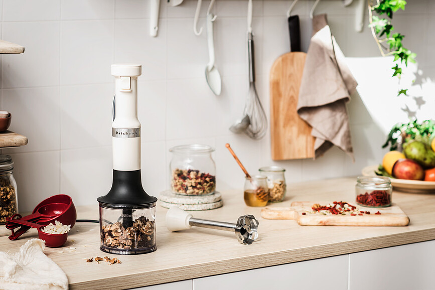 KitchenAid Štapni Mikser žičani kremasti Set od 5 dijelova