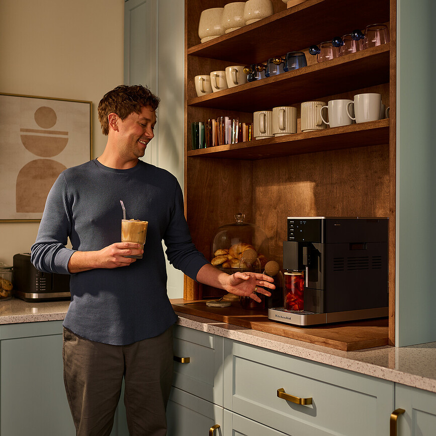 Macchina da caffè automatica KitchenAid KF2, nera