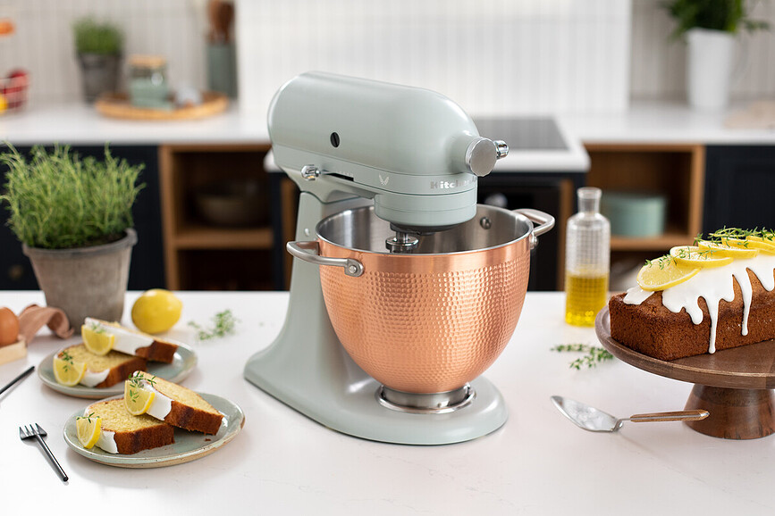 Mikser Artisan 180 Blossom miętowy z miedzianą dzieżą