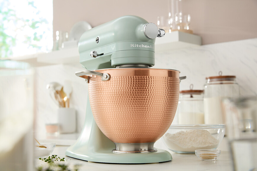Mikser Artisan 180 Blossom miętowy z miedzianą dzieżą