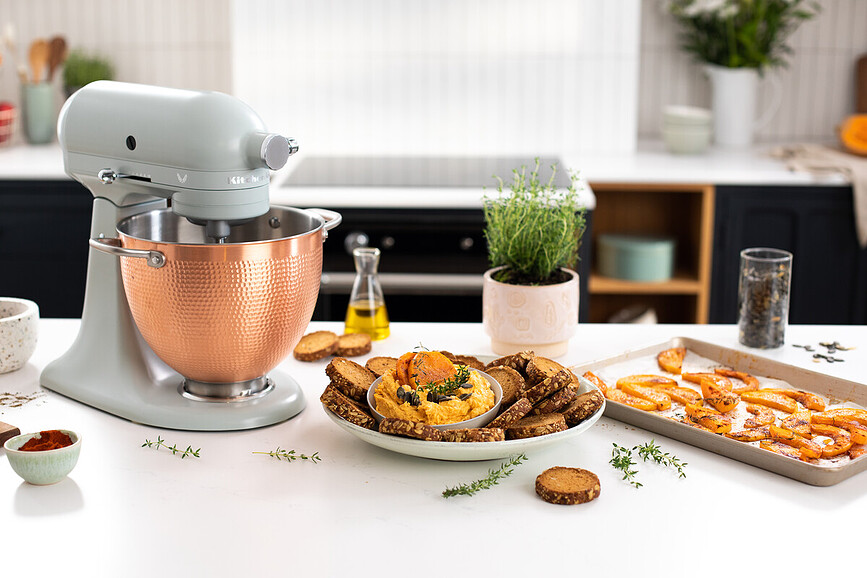 Mikser Artisan 180 Blossom miętowy z miedzianą dzieżą