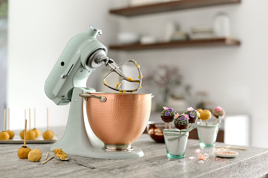 Mikser Artisan 180 Blossom miętowy z miedzianą dzieżą