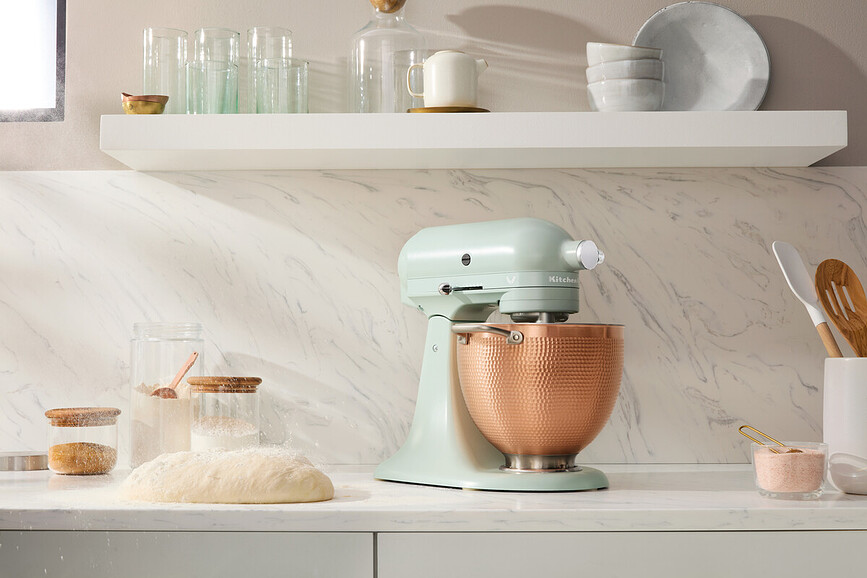 Mikser Artisan 180 Blossom miętowy z miedzianą dzieżą