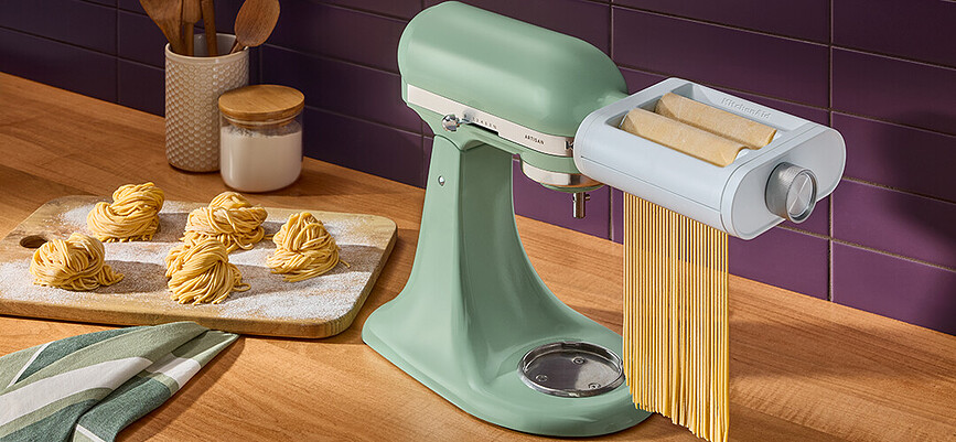 Nastavek za testenine za mešalnik KitchenAid Artisan, bel, 3v1
