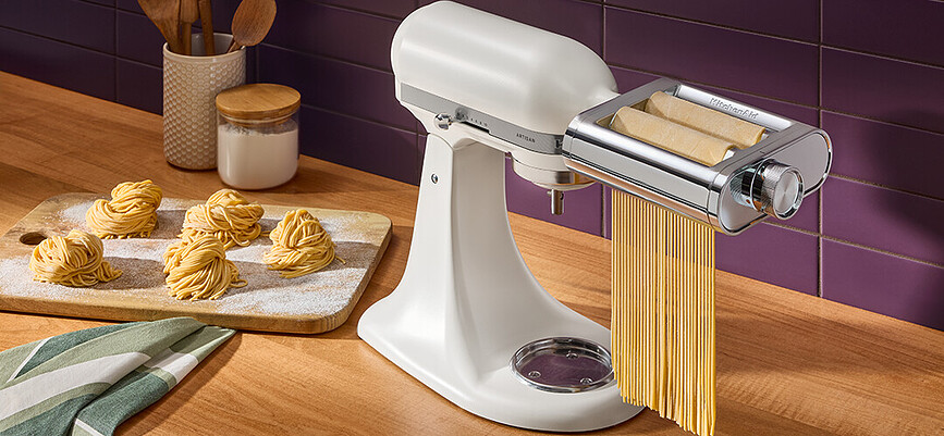 Pastatillbehör till KitchenAid Artisan mixer rostfritt stål 3-i-1