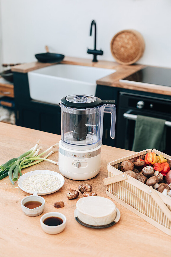 Procesador de Alimentos inalámbrico KitchenAid, negro mate