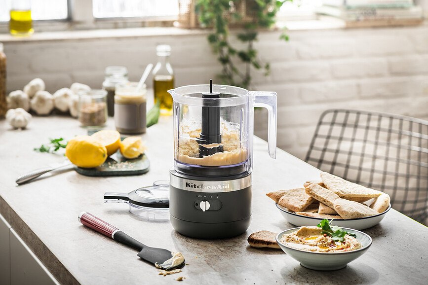 Procesador de Alimentos inalámbrico KitchenAid, negro mate