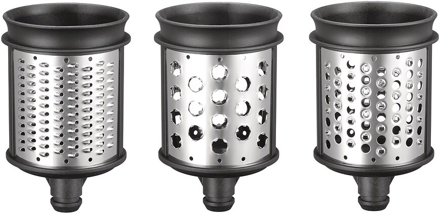 Ralladores para máquina de rallar y cortar, Set de 3 piezas