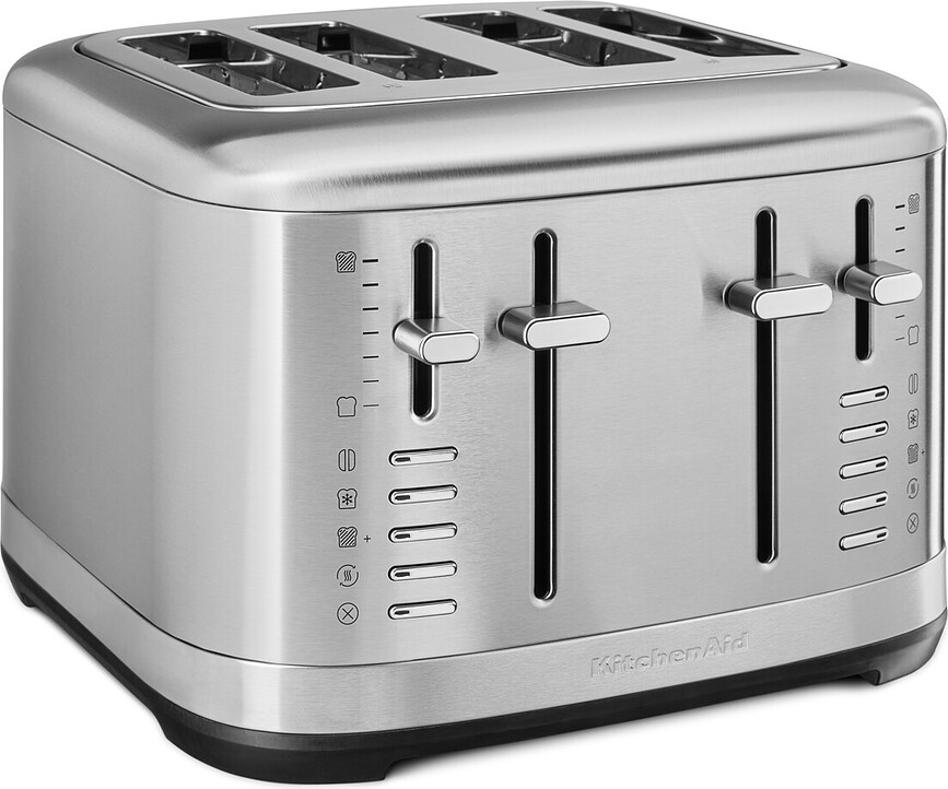 Тостер чотирикамерний KitchenAid, сріблястий