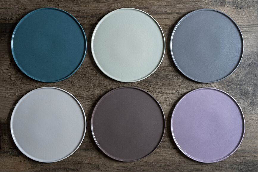 Assiette plate Lunch Layers 27 cm, marron