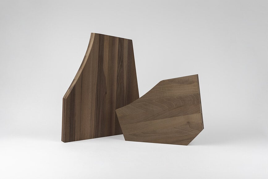 Deska do krojenia i serwowania Sculpture 40 x 50 cm drewniana