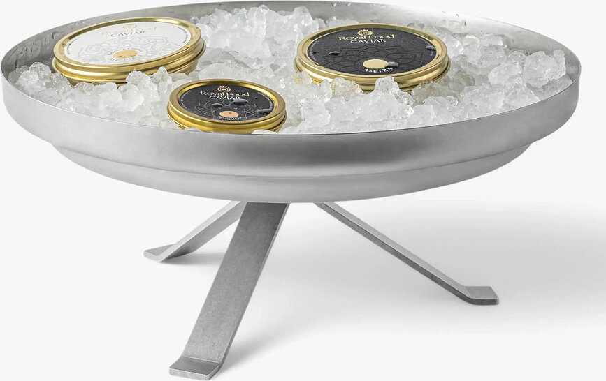 Draaiplateau Storm 34 cm, zilver