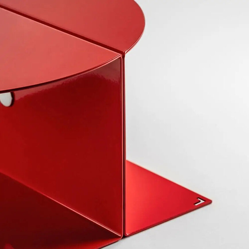 Ella schaal 32 cm, rood