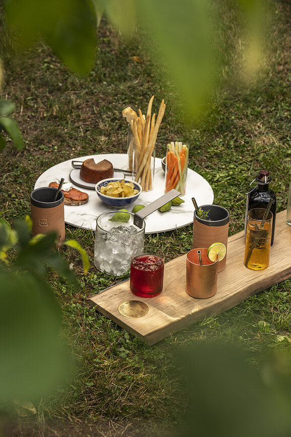 Essenze skære- og serveringsbræt 70 x 18 cm, kirsebærtræ