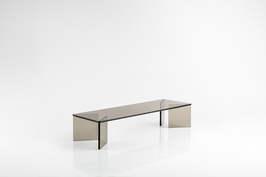 Glass Buffet Display 60 x 20 cm, green glass