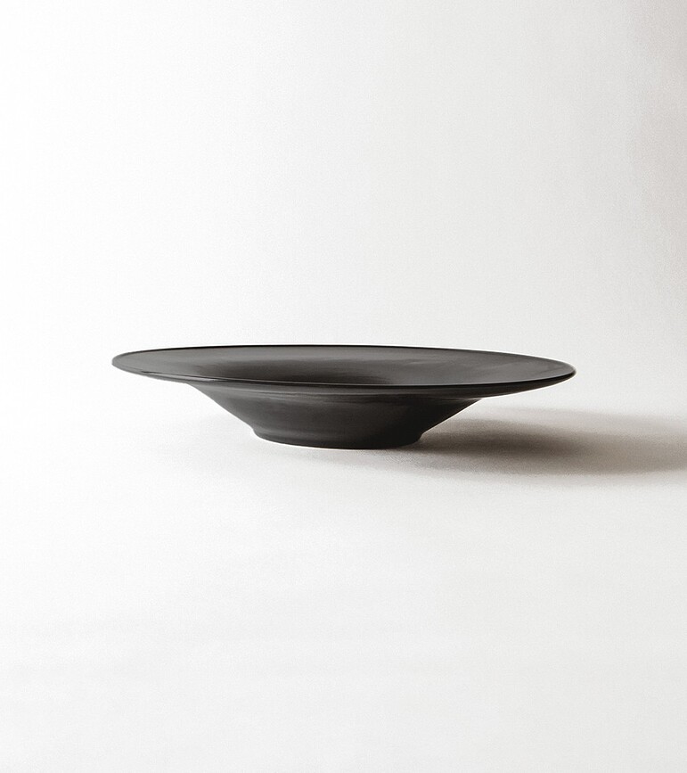 Grés Anthracite Soup Bowl 30 cm