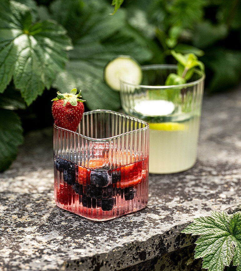 Groove Gläser quadratisch 300 ml, 6 St.