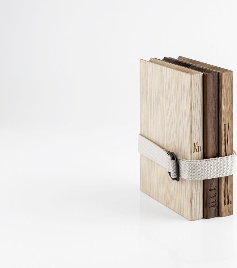 KN Book Cutting Board 27 x 17.6 cm, oak wood