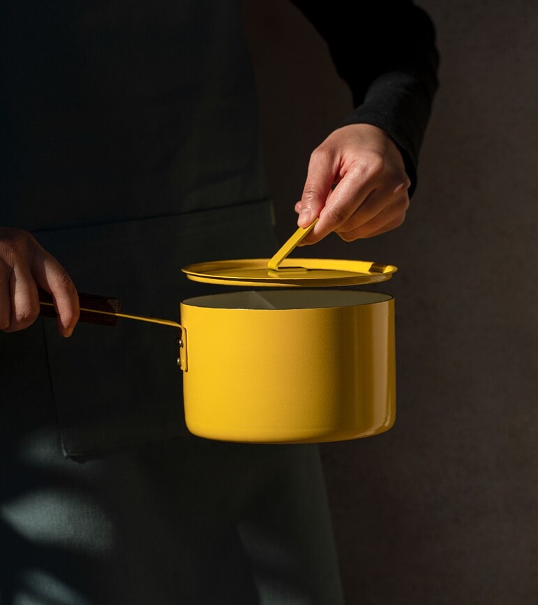 KnIndustrie Saucepan 16 cm, yellow