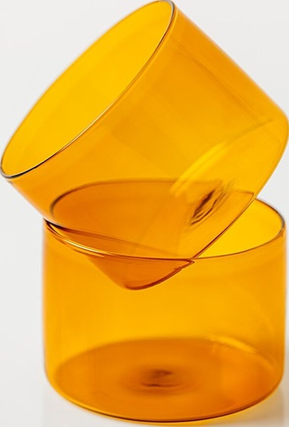 Lime Line Gläser 450 ml, bernsteinfarben, 6 St.