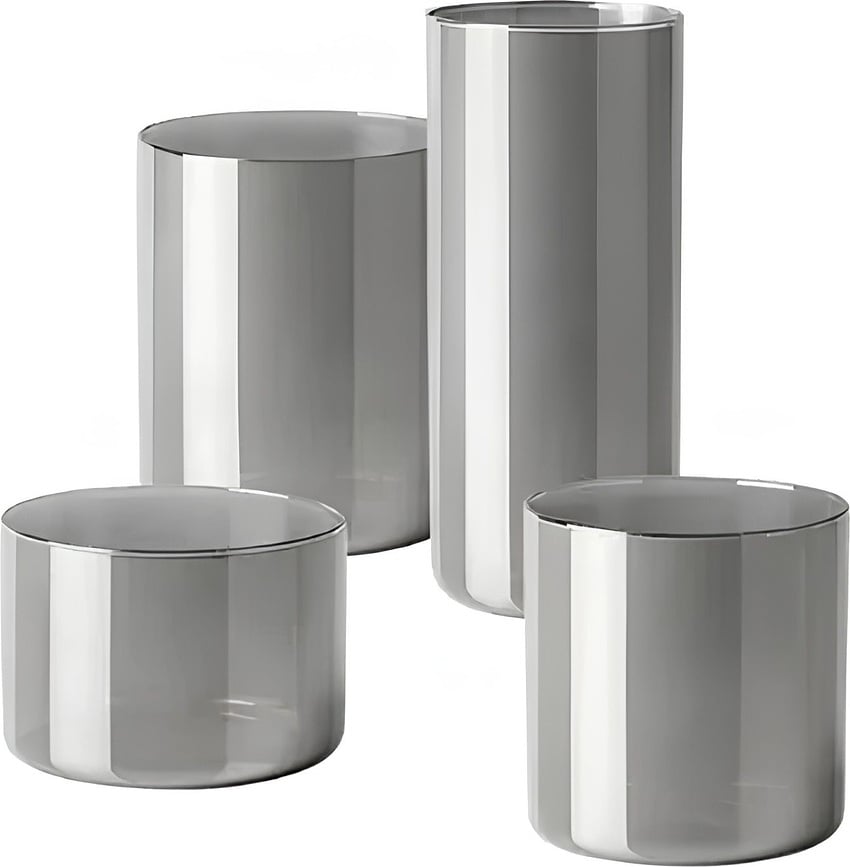 Lime Lux Gläser 450 ml Platin, 6 St.
