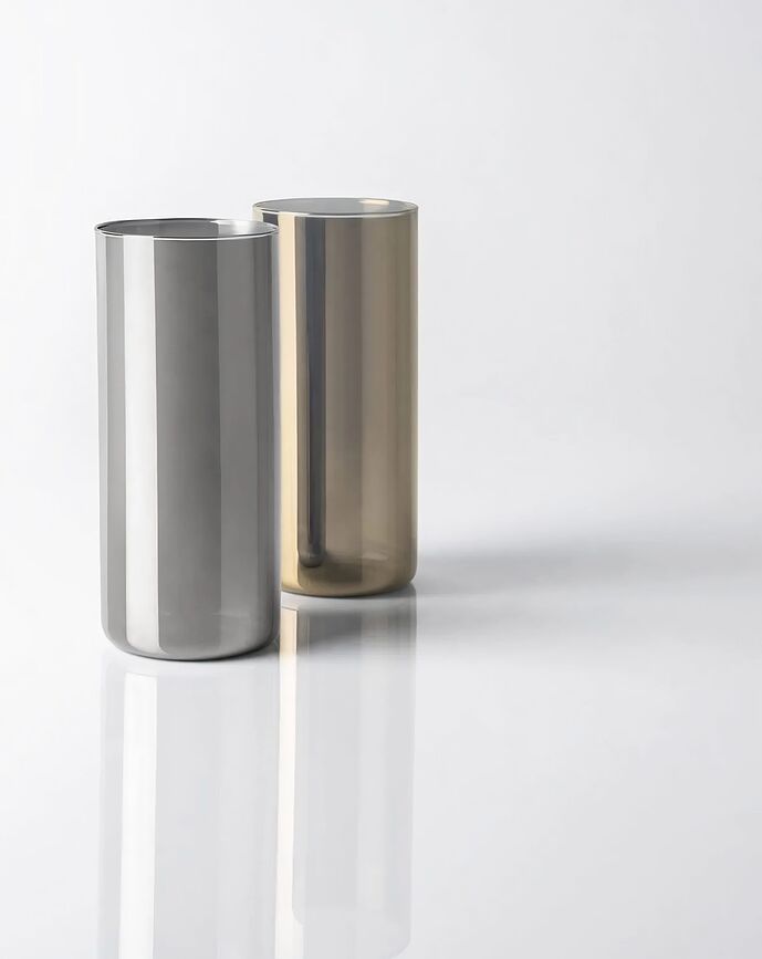 Lime Lux hohes Glas 390 ml, platin