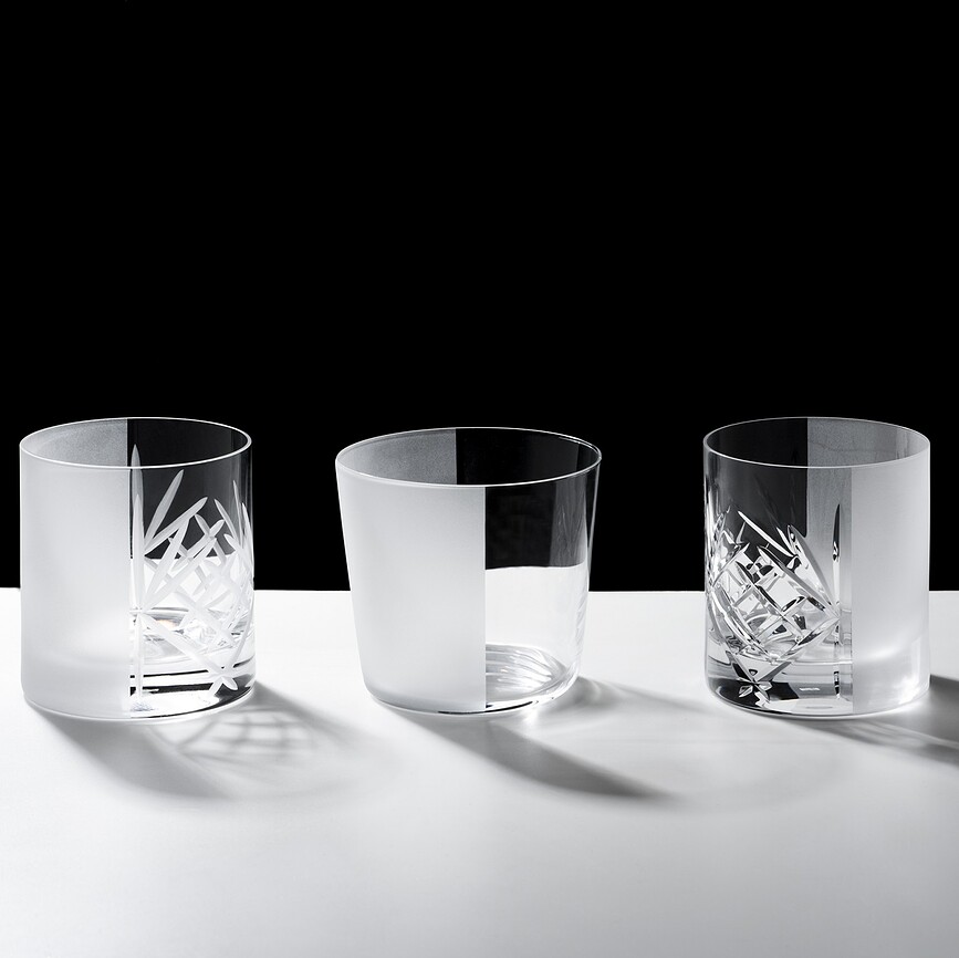 Pahar In/Tagli 410 ml, transparent-mat