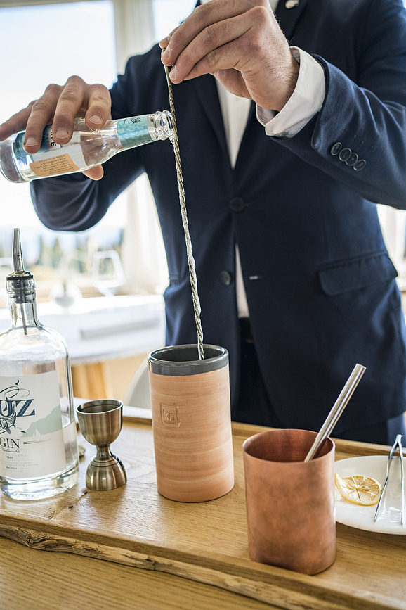 Pahar răcoritor Cast Away 420 ml teracotă