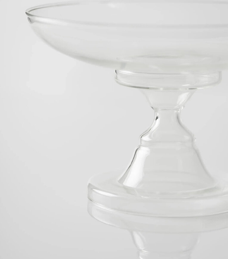 Patera na owoce Rubin 21 cm transparentna