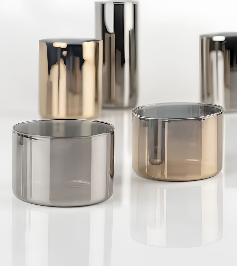 Pohár Lime Lux 450 ml, platinový