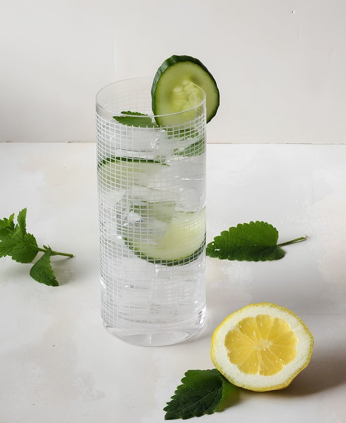 Quaderni magas pohár rombusz mintával 440 ml