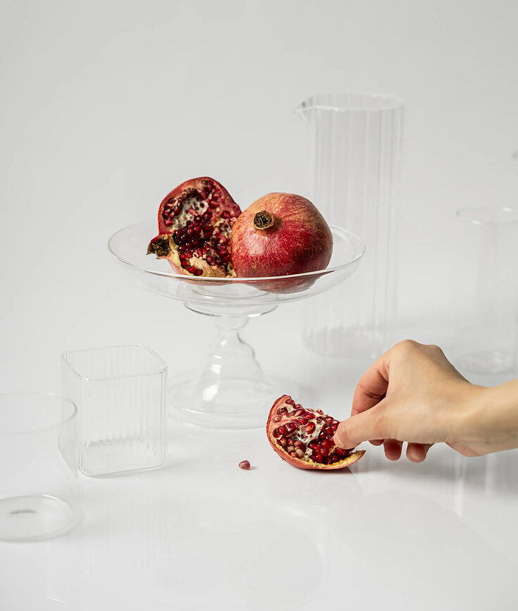 Rubin Fruitschaal 21 cm, transparant