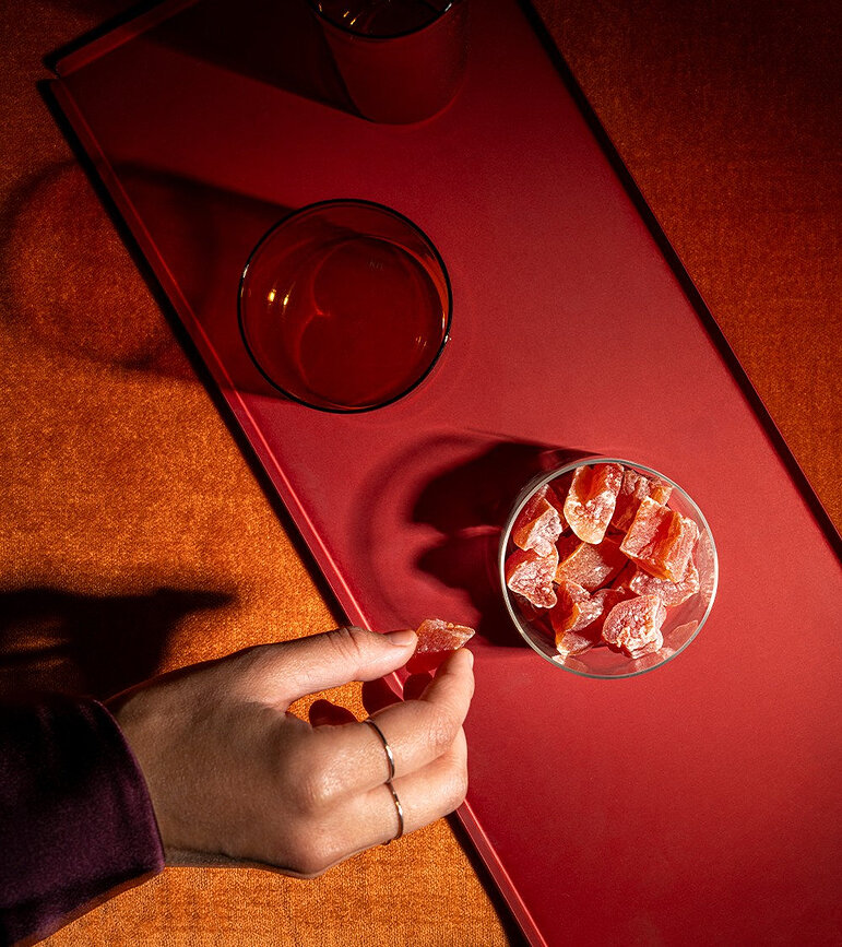 Storm Serving Tray 50 x 20 cm, red