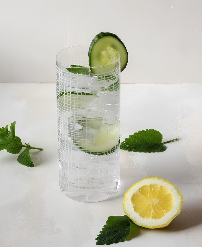 Szklanka wysoka Quaderni w kratkę 440 ml