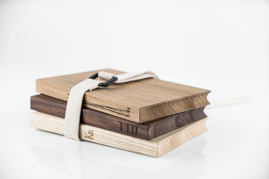 Tocător KN Book 27 x 17,6 cm, lemn de stejar