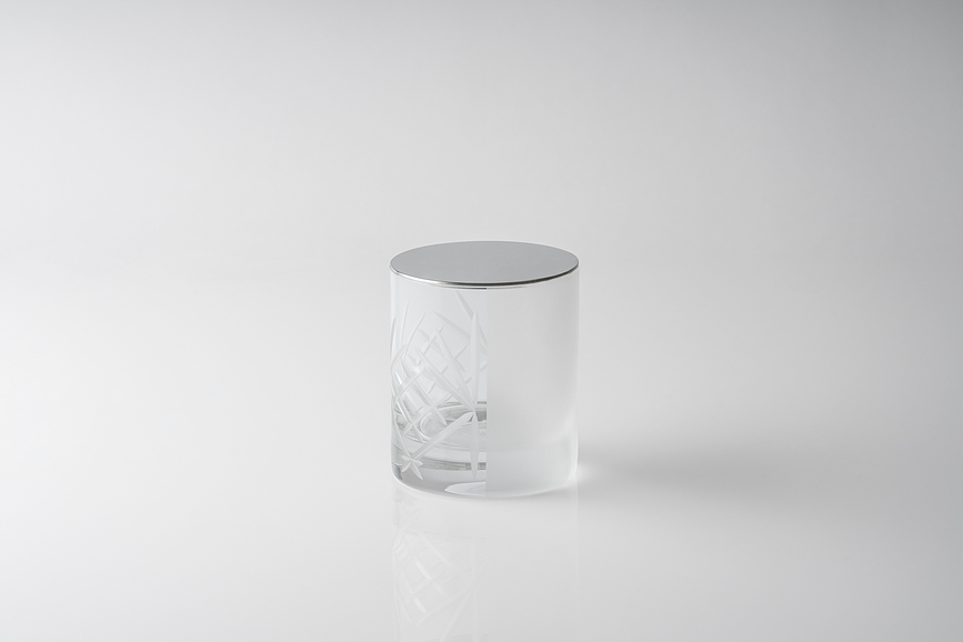 Verres Kn Jars avec couvercles en acier, lot de 4