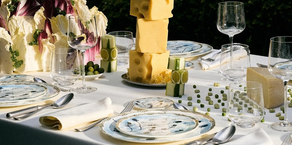 Serax Midnight Flowers