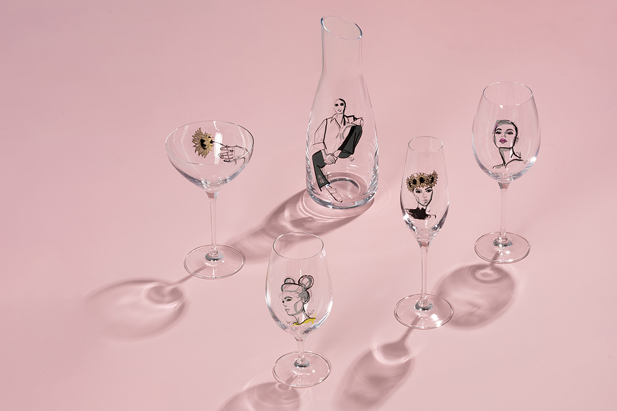 All About You Want Him Kozarci za pivo, 400 ml, 2 kosa