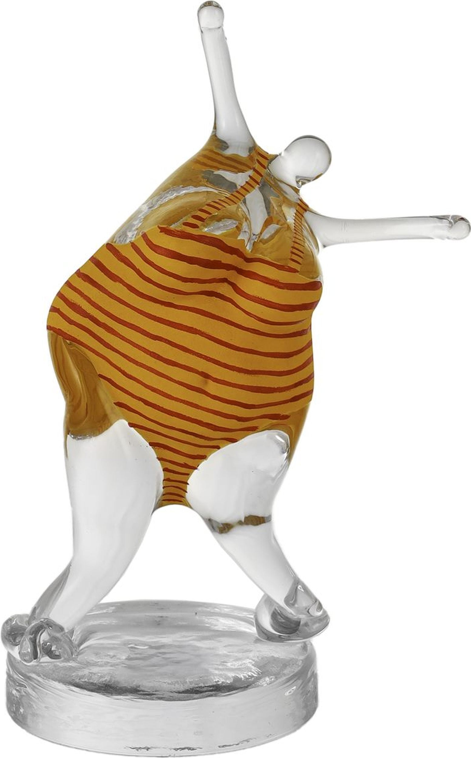 Badlycka Bading Lady Happiness Kleine dekorative Figur gelb-rot