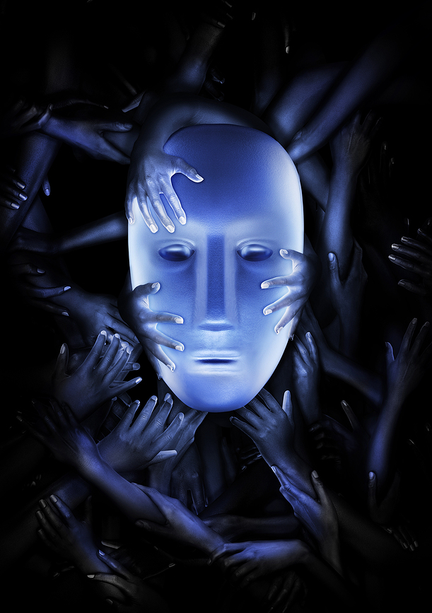 Brains Karolina Dekoracija, modra